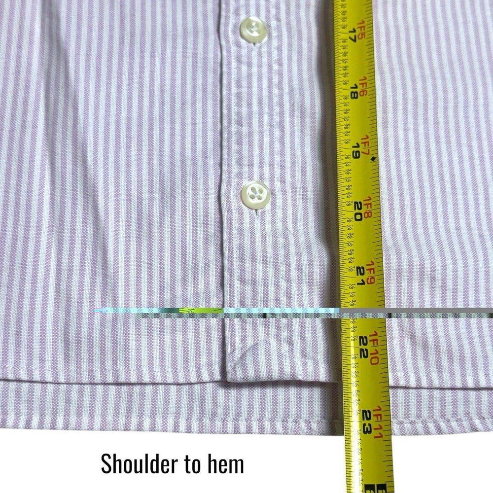 Ralph Lauren Sport 100% Cotton Flesh Pony Pink White Stripe Tank Top Rodeo 6 - Picture 12 of 12